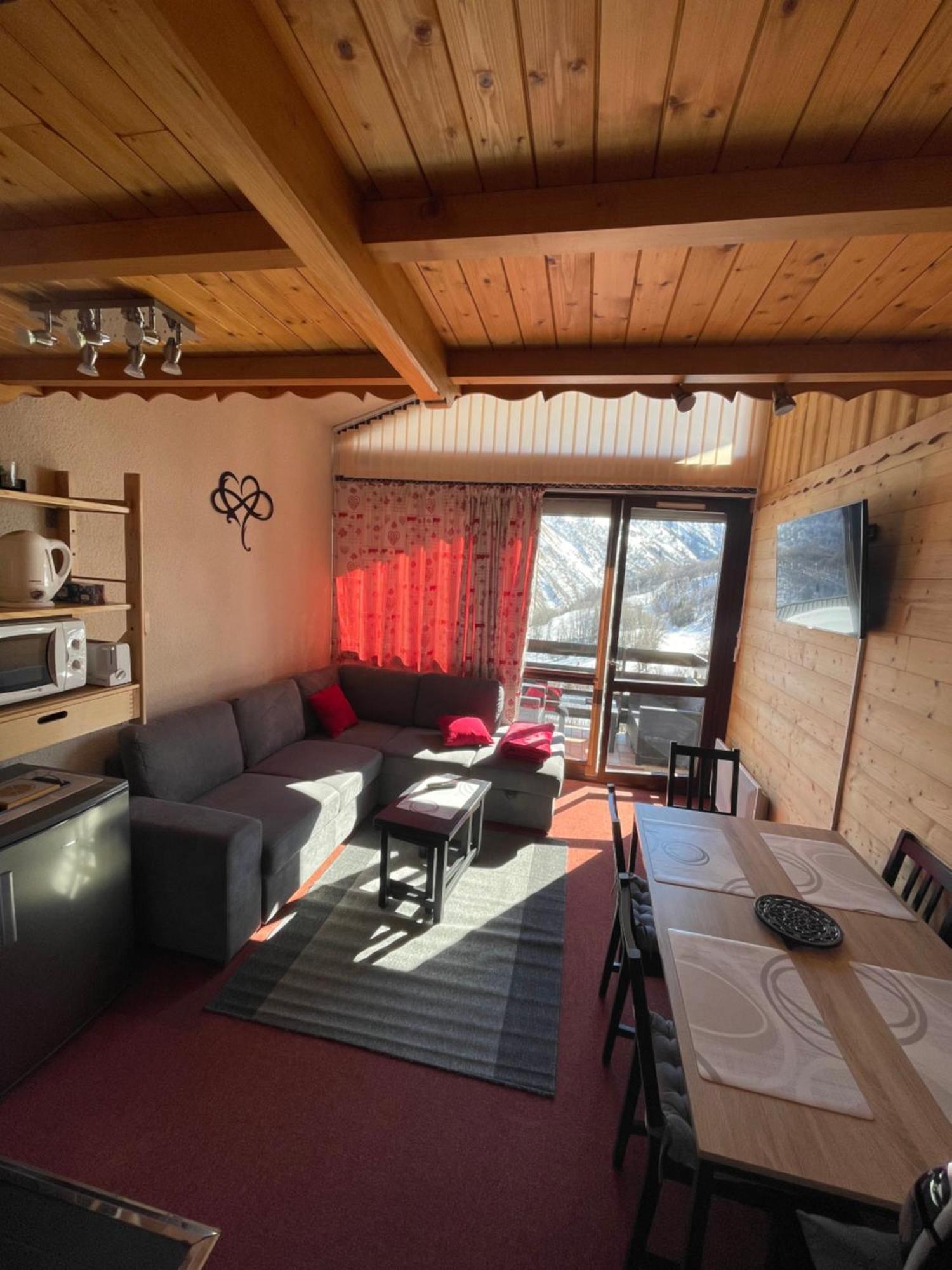 Appartement Plein Sud Cosy 6 Personnes Tres Bien Equipe ,Vue Splendide, Terrasse, Spacieux,Bien Situe, Randonnees,Ski Saint-Sorlin-dʼArves Exterior foto